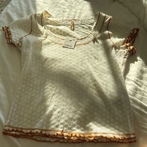 free people lace shirt